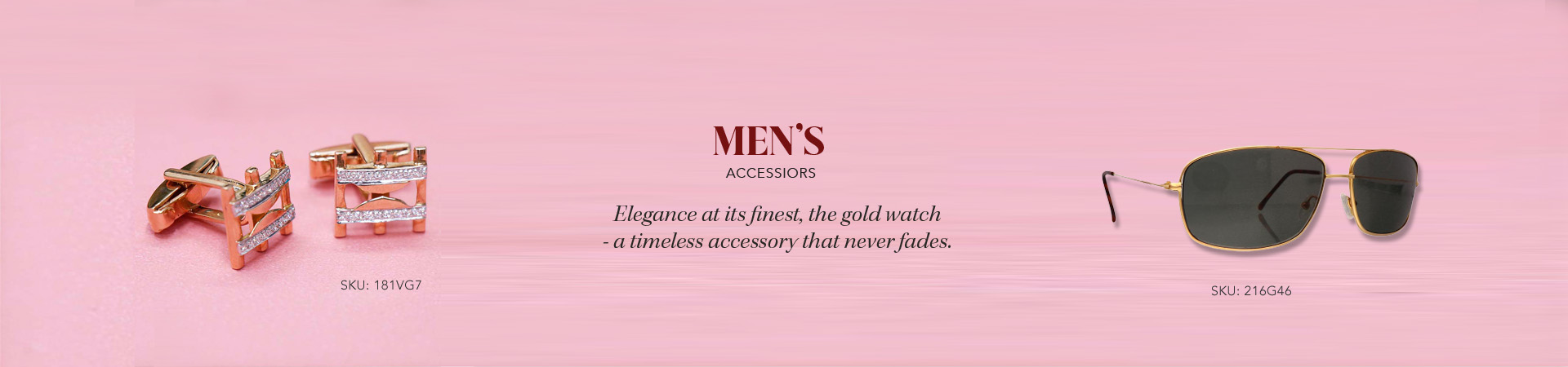 Men's Gold Accessories