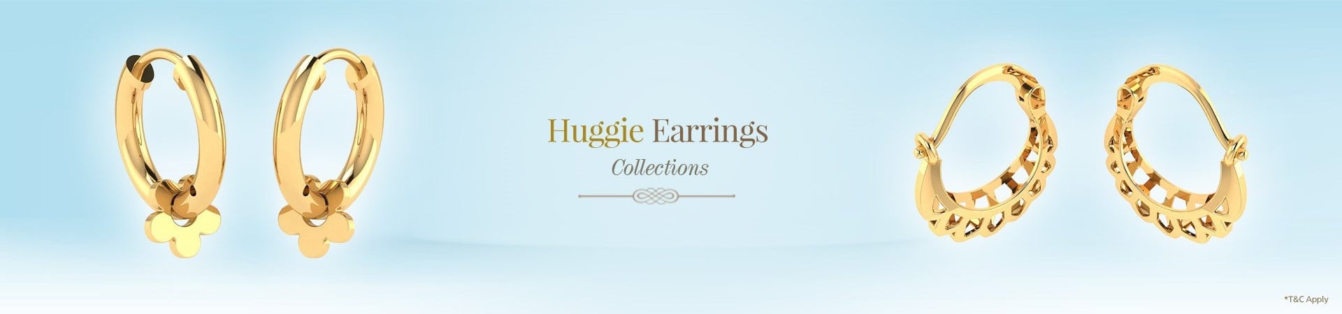 Gold Huggies Earrings Online