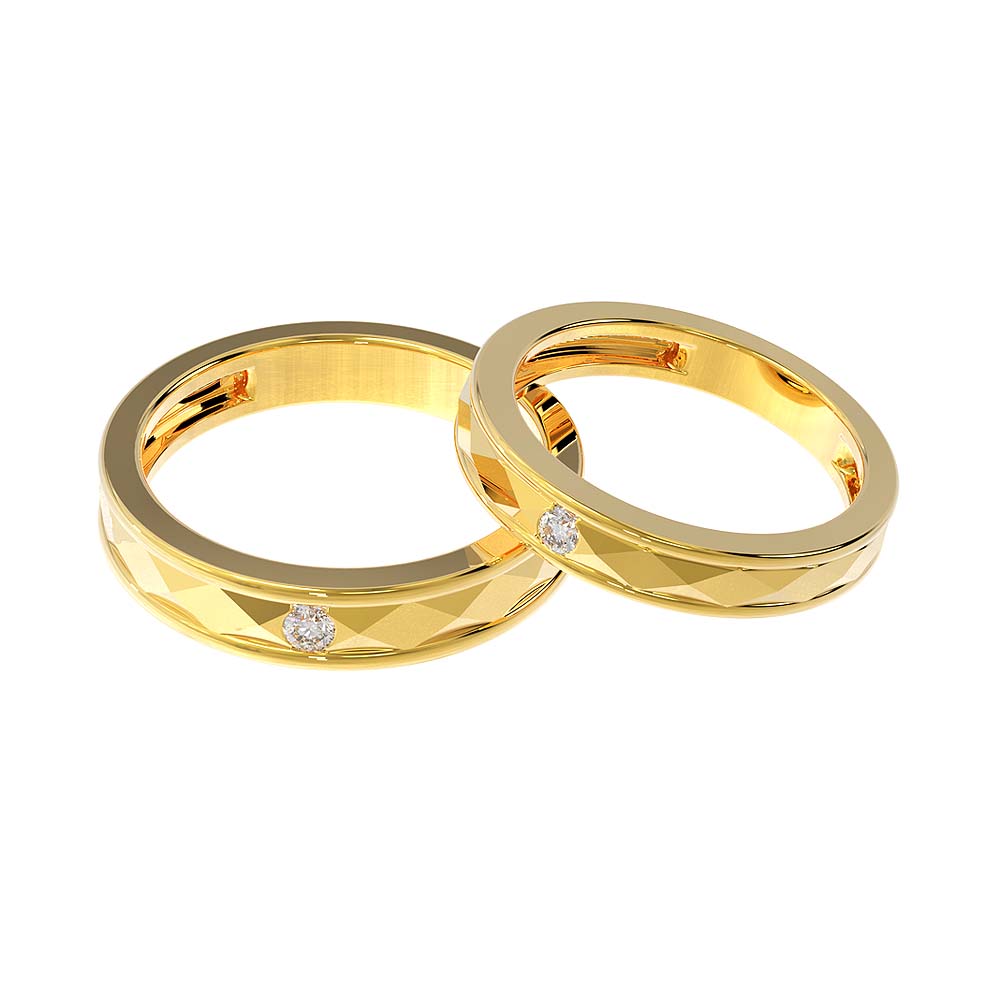 Bringing Together Gold Couple Rings-saigonsouth.com.vn