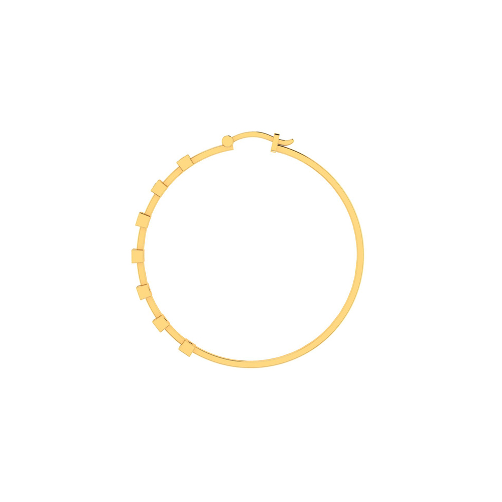 Vaibhav Jewellers 14K Yellow Gold Hoop Earrings 155DH3004_5