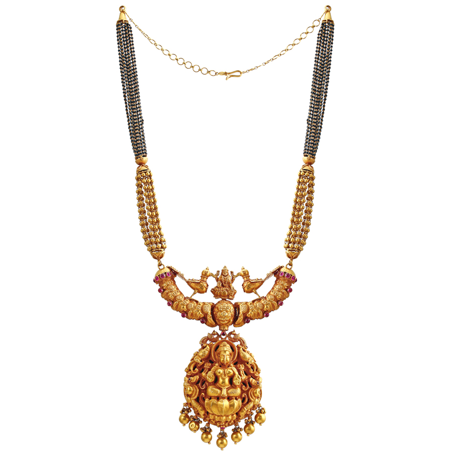 Goddess Lakshmi Gold Necklace_1