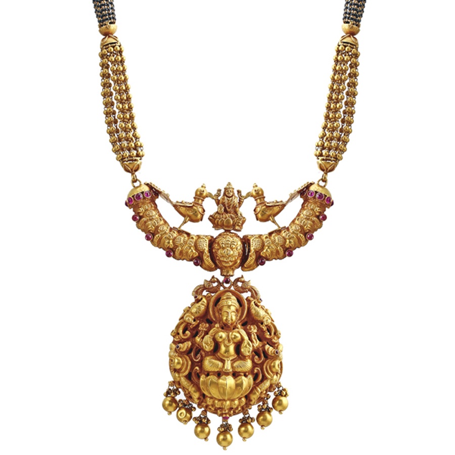 Goddess Lakshmi Gold Necklace_2