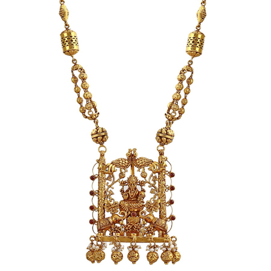Timeless Lakshmi Gold Necklace_2
