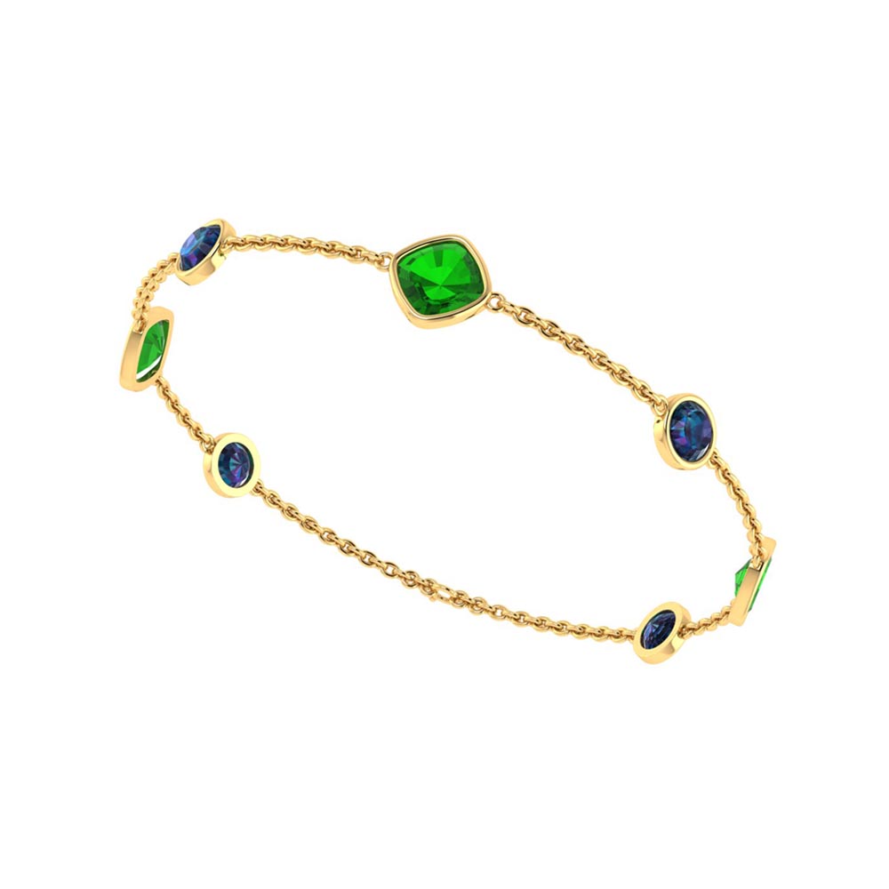 Vaibhav Jewellers 14k Fancy Gold Bracelet 486DA77_2