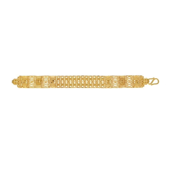 Buy 22Kt Plain Gold Men Bracelet 65VH9055 Online from Vaibhav Jewellers