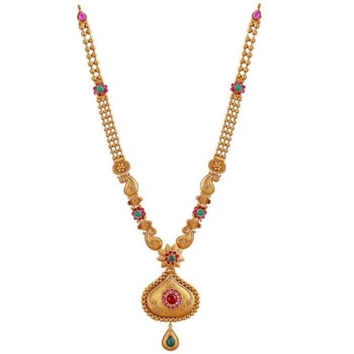 Buy Exquisite Paisely Necklace Online from Vaibhav Jewellers