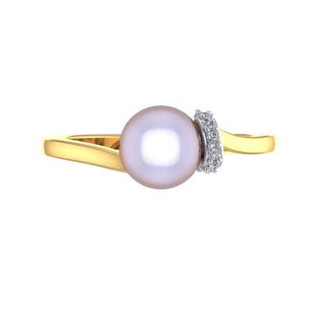 97DJ8816 | Vaibhav Jewellers 22K Casting Pearl Ring 97DJ8816