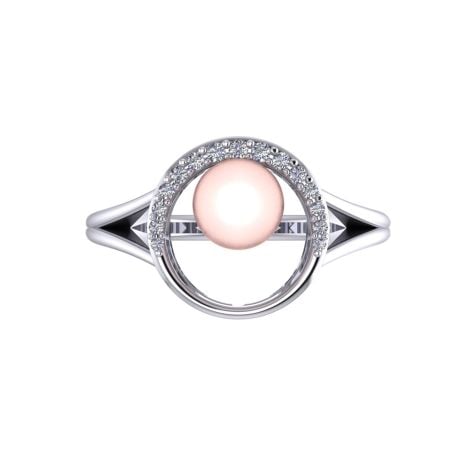 97DJ8818 | Vaibhav Jewellers 22K Casting Pearl Ring 97DJ8818