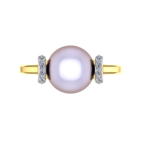 97DJ8820 | Vaibhav Jewellers 22K Casting Pearl Ring 97DJ8820