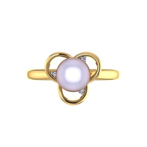 97DJ8821 | Vaibhav Jewellers 22K Casting Pearl Ring 97DJ8821