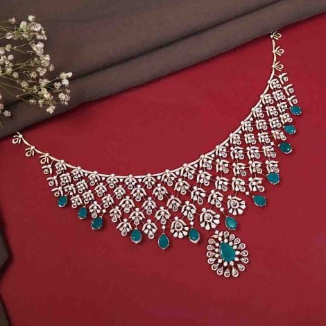 159VG4986 | Vaibhav Jewellers 18K Diamond fancy Necklace 159VG4986