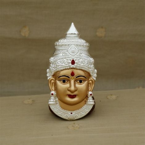 576VB8847 | Silver Plain Nagash Lakshmi Devi Face 576VB8847