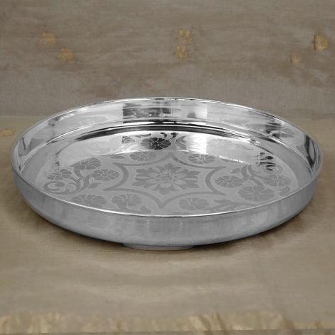 575VA2113 | Silver Plain Beeding Plate 575VA2113