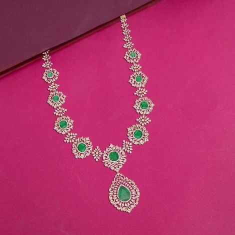 163VG711 | 18Kt Royal Emerald Diamond Haram 163VG711