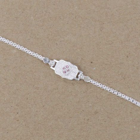 376VO8246 | Sterling Silver Rakhi For Brother 376VO8246
