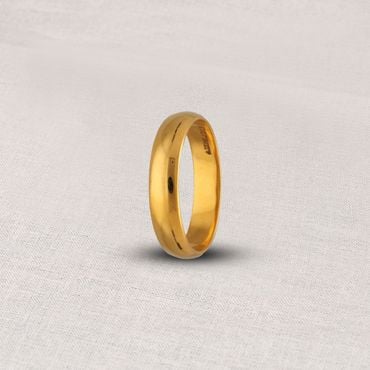 97VM5368 | 22Kt Stylish Gold Band Ring For Men 97VM5368