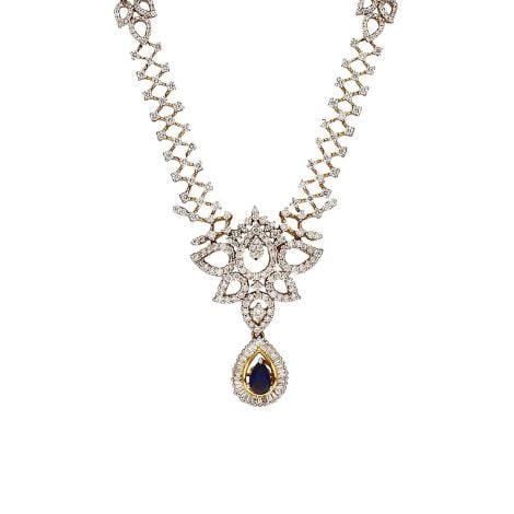 159G182 | Vaibhav Jewellers 18K Diamond Fancy Necklace 159G182