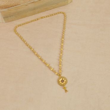 1VL7112 | 22Kt Beautiful Gold Ball Chain Necklace 1VL7112