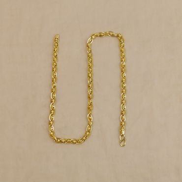 64VB9150 | 22Kt Gold Italian Link Chain For Men 64VB9150
