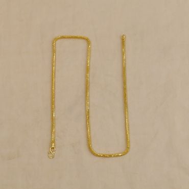 64VC154 | 22Kt Sleek Modern Gold Chain For Men 64VC154