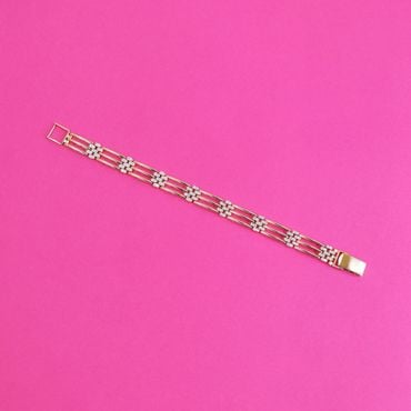 178VG600 | 18Kt Designer Diamond Bracelet For Men 178VG600