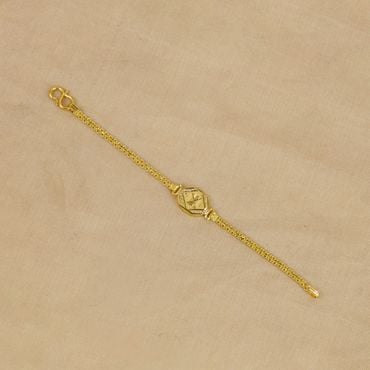 Enchanting Floral Gold Bracelet for Kids