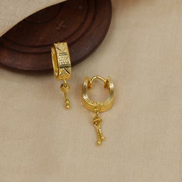 78VZ603 | 22Kt Traditional Bengali Gold Earrings 78VZ603