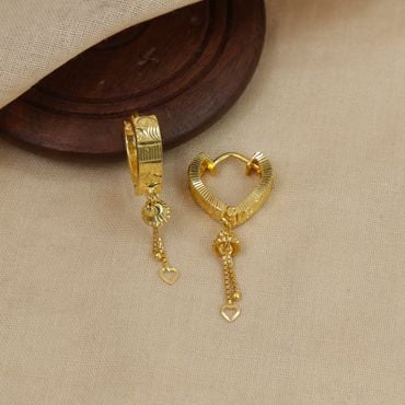 78VZ107 | 22Kt Best Bengali Gold Earrings 78VZ107