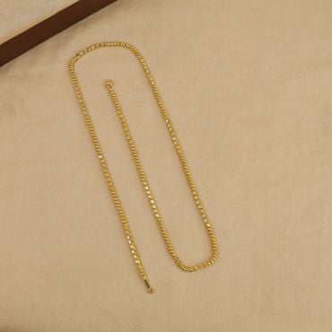 64VC1706 | 22Kt Lightweight Gold Chain For Women 64VC1706