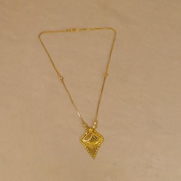 1VL7205 | 22Kt Graceful Gold Chain Necklace 1VL7205