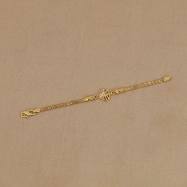 195VG1600 | 22Kt Tiny Treasure Gold Bracelet For Kids 195VG1600