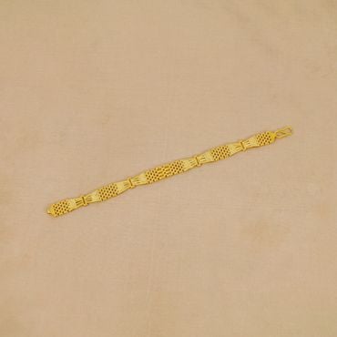 65VI4097 | 22Kt Timeless Gold Bracelet For Men 65VI4097