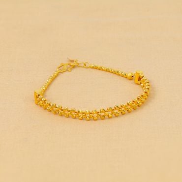71VB3478 | 22Kt Elegant Gold Beaded Bracelet 71VB3478