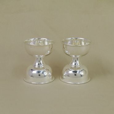573VF1104-573VF1135 | Silver Time Lamps Set Of 2 573VF1104