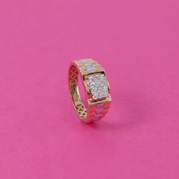 148VU7376 | 18Kt Grandeur Diamond Ring For Men 148VU7376