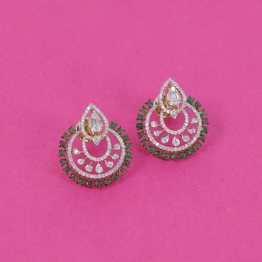 155VI1453 | 18Kt Evergreen Allure Diamond Earrings 155VI1453