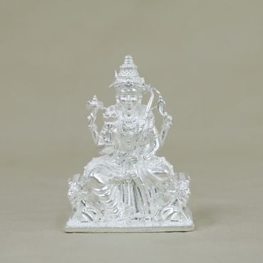 352VB360 | Goddess Rajarajeshwari Devi Silver Idol 352VB360