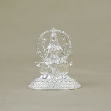 574VB5377 | Goddess Kanchi Kamakshi Silver Idol 574VB5377