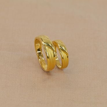 97VN2911-97VN2929 | 22Kt Cherished Unity Couple Gold Rings 97VN2911