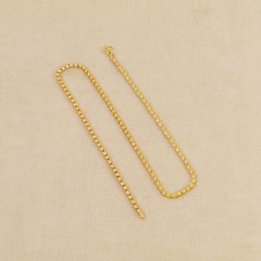 64VD4340 | 22Kt Classic Gold Chain For Kids 64VD4340