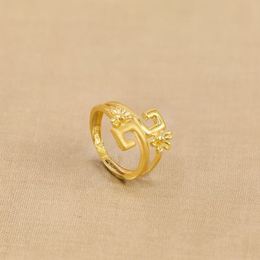97VN5060 | 22Kt Blooming Elegance Gold Ring 97VN5060