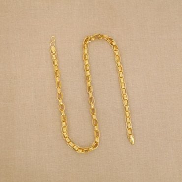 64VD2380 | 22Kt Solid Men's Indo Italian Gold Chain 64VD2380