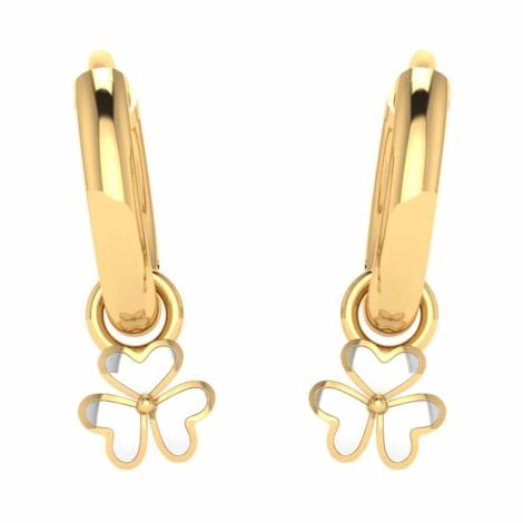 VER-2037 | Vaibhav Jewellers 14K Yellow Gold Drops Earrings VER-2037