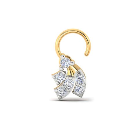 180DG3137 | Vaibhav Jewellers 18KT Diamond Nose Pin 180DG3137