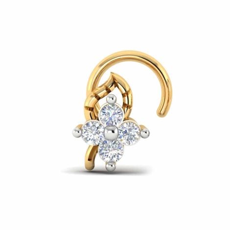 180DG3138 | Vaibhav Jewellers 18KT Diamond Nose Pin 180DG3138