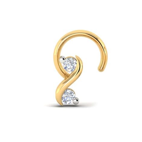 180DG3141 | Vaibhav Jewellers 18KT Diamond Nose Pin 180DG3141