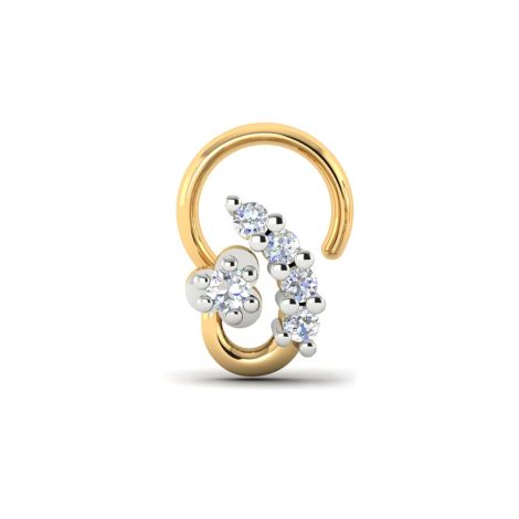 180DG3147 | Vaibhav Jewellers 18KT Diamond Nose Pin 180DG3147