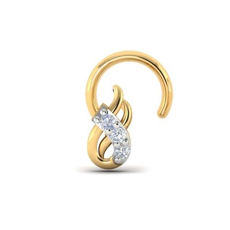 180DG3151 | Vaibhav Jewellers 18KT Diamond Nose Pin 180DG3151