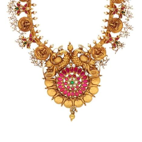 557VA121 | Vaibhav Jewellers Temple Necklace 557VA121