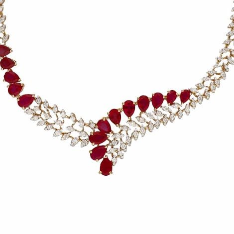 159VG4321 | Vaibhav Jewellers 18K Diamond Fancy Necklace 159VG4321
